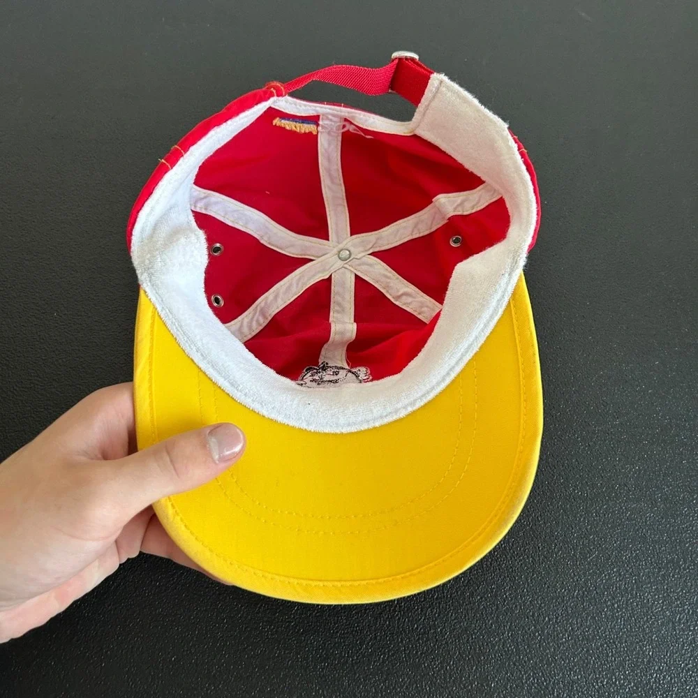Vintage 2000 M&M Hat Cap Strap Back Adjustable Red Y2K Candy Promo Adult